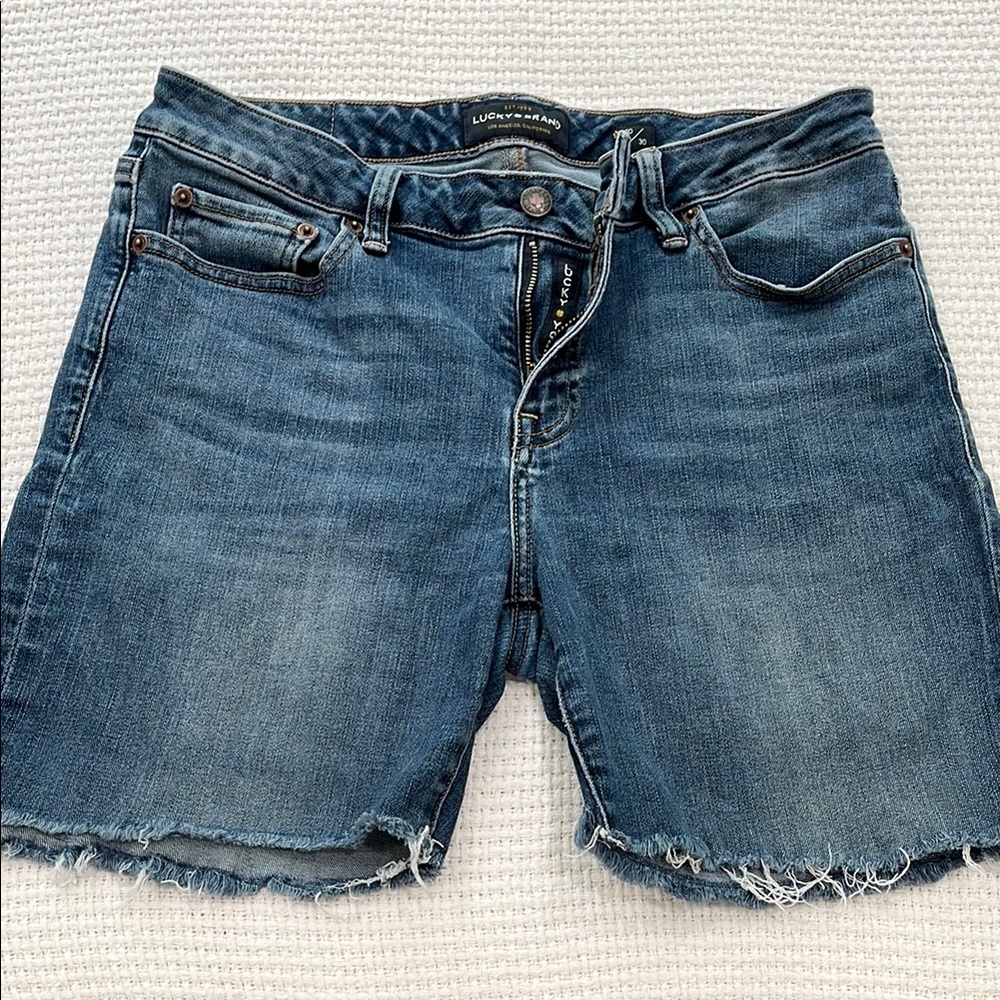 Lucky Brand Classic Blue Denim Cutoffs